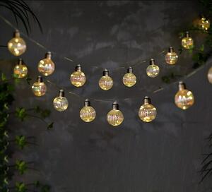 BAUHAUS LED solarni svjetlosni lanac Shine (Na otvorenom, 4,8 m, Topla bijela)
