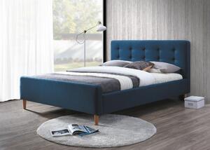 Tapacirani krevet PINKO 160 x 200 cm plavi