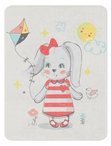 Bijeli dječji tepih 80x140 cm Happy Bunny – Oyo Concept