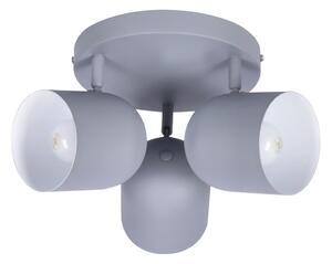 Svijetlo plava stropna svjetiljka s metalnim sjenilom 32x32 cm Azuro – Candellux Lighting
