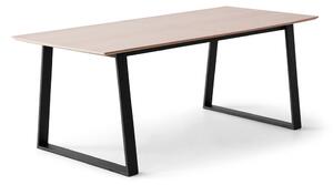 Proširiv blagovaonski stol s pločom stola u dekoru hrasta u prirodnoj boji 100x210 cm Meza – Hammel Furniture
