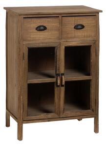 Vitrina od masivne jele u prirodnoj boji 64x92,5 cm – Ixia