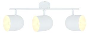 Bijela stropna svjetiljka s metalnim sjenilom 55x10 cm Azuro – Candellux Lighting