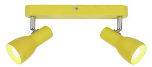 Senf žuta stropna svjetiljka s metalnim sjenilom 36x6 cm Picardo – Candellux Lighting