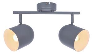 Plava stropna svjetiljka s metalnim sjenilom 38x10 cm Azuro – Candellux Lighting