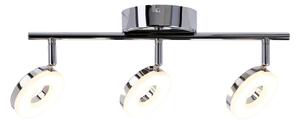 LED stropna svjetiljka u sjajno srebrnoj boji 47x16 cm Thema – Candellux Lighting