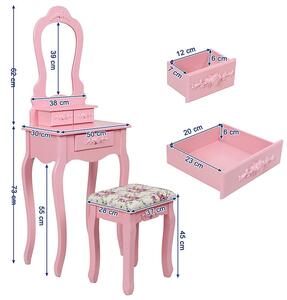 Toaletni stolić Madame “Pink” Clotilde