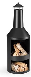 Blumfeldt Westeros, vrtna peć,na drva, Ø45cm, čelični lim, crna boja
