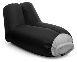Blumfeldt Airlounge, sjedalo na napuhavanje, 90x80x150cm, ruksak, mogućnost pranja, poliester, crna