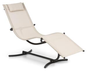 Blumfeldt Nantes, stolica za ljuljanje, 63,5 x 98,5 x 155 cm, Comfort Mesh, bež