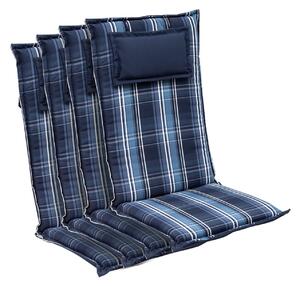 Blumfeldt Donau, jastuk za stolicu, visoki naslon, za vrtnu stolice, poliester, 50 × 120 × 6 cm