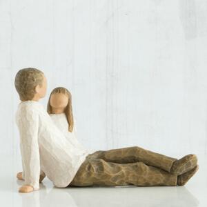 Ukrasna figurica "Otac i kćer"