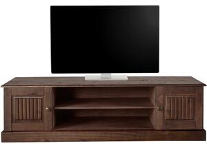 Smeđa TV komoda od masivnog bora 45x40 cm Mille – Støraa