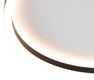 Dizajnerska stropna svjetiljka crna uklj. LED - Daniela