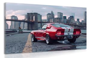 Slika Mustang s panoramom New Yorka