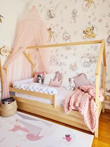 Ourbaby Frank House bed prirodni 160x80 cm