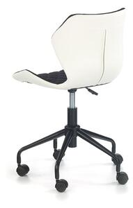 Matrix studentska stolica - bijelo-crna