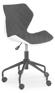 Matrix studentska stolica - bijelo-crna office chair
