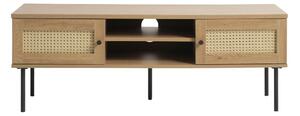 TV komoda u dekoru hrasta u prirodnoj boji 120x43 cm Pensacola – Unique Furniture