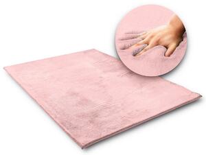 Zečja svila tepih - ružičasta 100x150 cm
