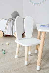 Dječji stol sa stolicama - Uši - bijela boja Kids table set - ears