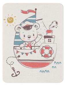Bijeli dječji tepih 80x140 cm Teddy Sailor – Oyo Concept