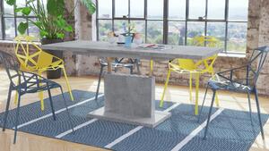 GRAND NOIR beton, stolić za kavu, sklopivi, podignuti