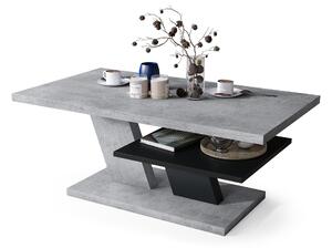 CLIFF MAT beton / crna, stolić za kavu