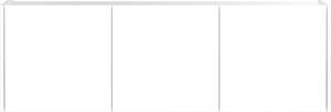 Bijela TV komoda 138x45 cm Piana – Germania