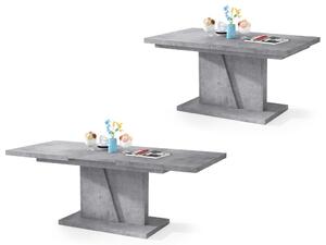 NOIR beton, stolić za kavu, moderan, proširiv, podignut