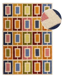 Ručno rađen vunen tepih 80x150 cm Retro Blocks – Flair Rugs