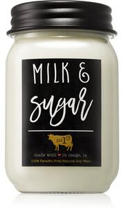 Milkhouse Candle Co. Farmhouse Milk & Sugar mirisna svijeća Mason Jar 368 g