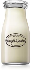 Milkhouse Candle Co. Creamery Eucalyptus Lavender mirisna svijeća Milkbottle 227 g