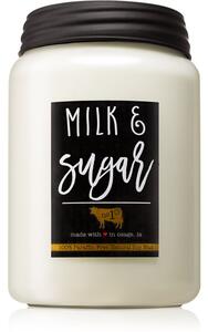 Milkhouse Candle Co. Farmhouse Milk & Sugar mirisna svijeća Mason Jar 737 g