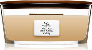 Woodwick Vanilla Bean mirisna svijeća s drvenim fitiljem (hearthwick) 453.6 g