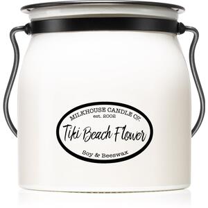 Milkhouse Candle Co. Creamery Tiki Beach Flower mirisna svijeća Butter Jar 454 g