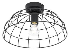 Industrijska stropna svjetiljka crna 35 cm - Hanze