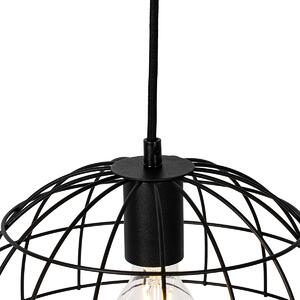 Industrijska viseća svjetiljka crna 3 svjetla - Hanze
