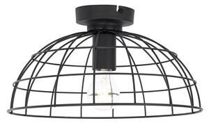 Industrijska stropna svjetiljka crna 35 cm - Hanze