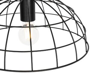 Industrijska viseća svjetiljka crna 2 svjetla - Hanze