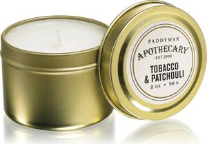 Paddywax Apothecary Tobacco & Patchouli mirisna svijeća u limenci 56 g
