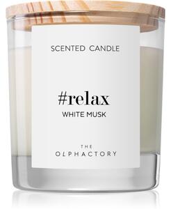 Ambientair Olphactory White Musk mirisna svijeća (Relax) 200 g