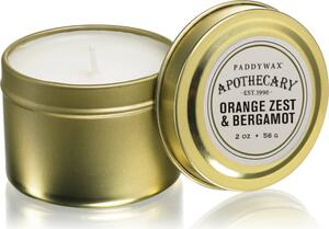 Paddywax Apothecary Orange Zest & Bergamot mirisna svijeća u limenci 56 g