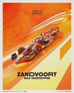 Umjetnički tisak Oracle Red Bull Racing - Max Verstappen - Dutch Grand Prix - 2022