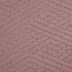 Ružičasti moderni prekrivač s geometrijskim uzorkom