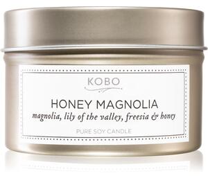 KOBO Natural Math Honey Magnolia mirisna svijeća u limenci 113 g