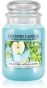 Country Candle Cilantro, Apple & Lime mirisna svijeća 652 g