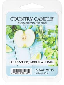 Country Candle Cilantro, Apple & Lime vosak za aroma lampu 64 g