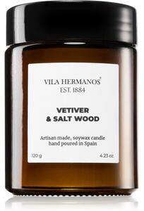 Vila Hermanos Apothecary Vetiver & Salt Wood mirisna svijeća 120 g