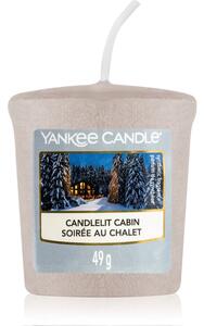 Yankee Candle Candlelit Cabin mala mirisna svijeća bez staklene posude 49 g